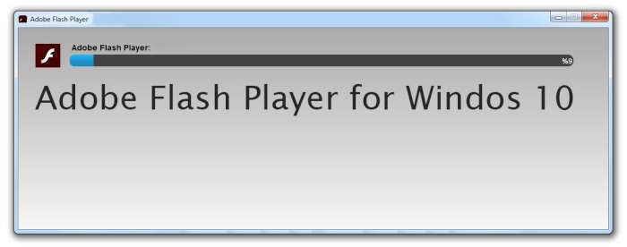 adobe flash player update download windows 10